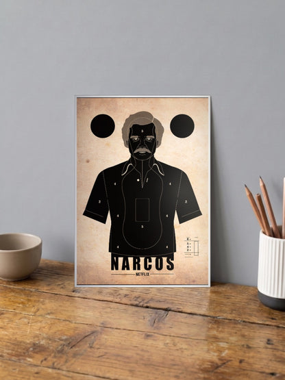 Narcos Monochrome Poster