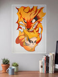 Ninja and Kitsune Poster