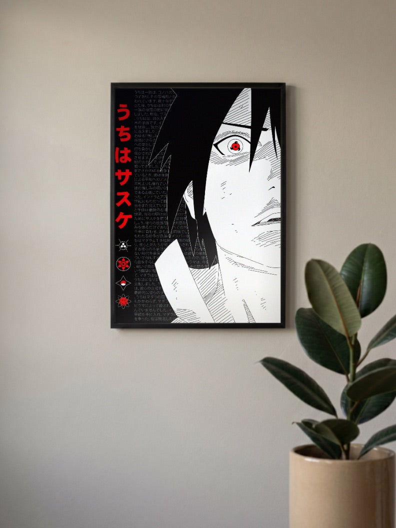 Sasuke Uchiha Sharingan Poster Anime Poster