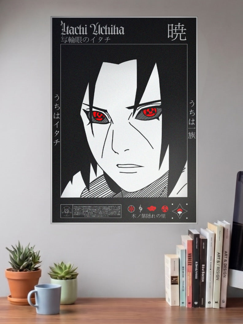 Itachi Uchiha Akatsuki Poster Anime Poster