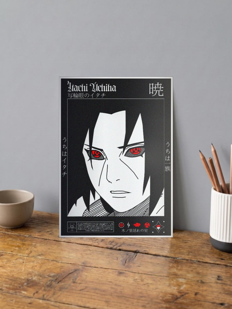 Itachi Uchiha Akatsuki Poster Anime Poster