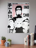 Team 10 Ino Shika Cho Art Anime Poster