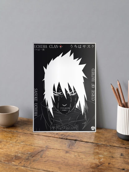 Sasuke Curse Of Hatred Poster Anime Poster