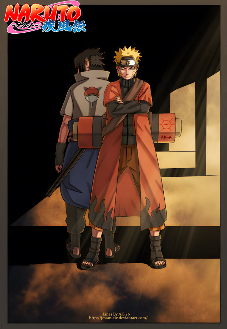 Naruto and Sasuke Poster