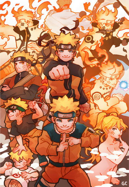 Naruto Evolution Poster