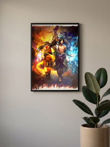 Naruto X Sasuke Poster