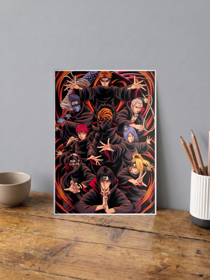 Akatsuki Full Group Poster Anime Poster
