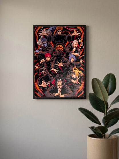 Akatsuki Full Group Poster Anime Poster