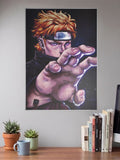 Pain Nagato Rinnegan Portrait Anime Poster