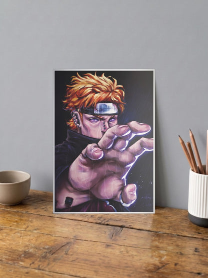 Pain Nagato Rinnegan Portrait Anime Poster
