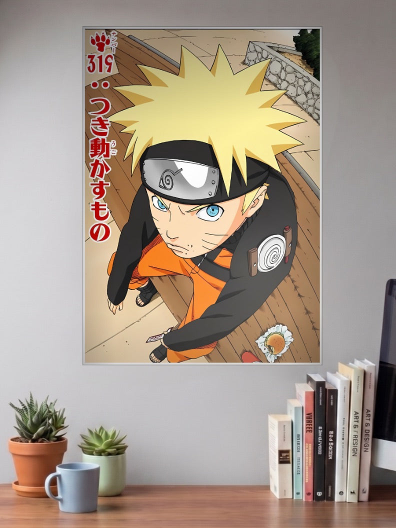 Naruto Manga Volume 319 Cover Anime Poster