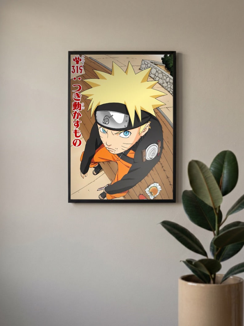 Naruto Manga Volume 319 Cover Anime Poster