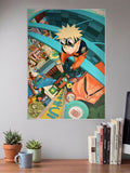 Naruto Uzumaki Village Dive Anime Poster