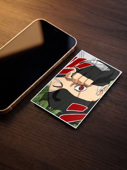 Kakashi Hatake Comic Close Up Anime Poster