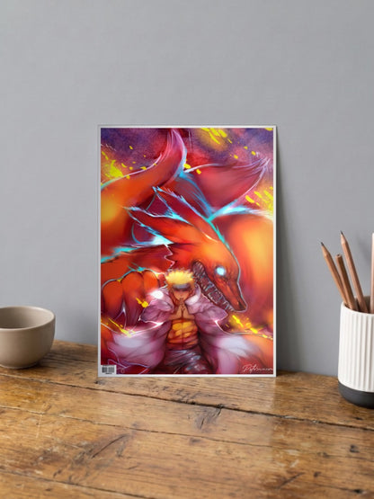 Naruto nine Tails Poster