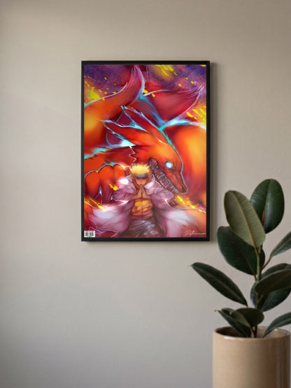 Naruto nine Tails Poster