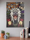 Jiraiya And Pain Group Art Anime Poster