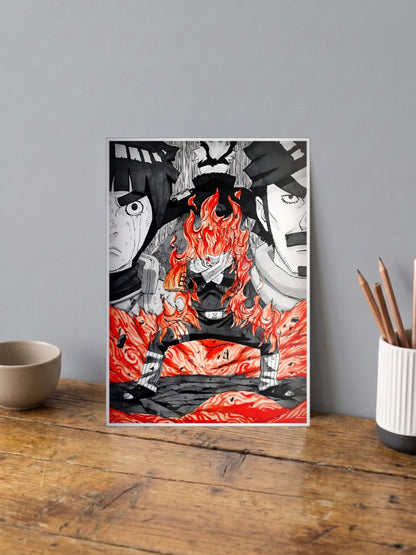 Naruto And Sasuke Final Fight Anime Poster