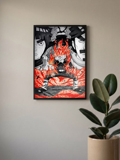 Naruto And Sasuke Final Fight Anime Poster