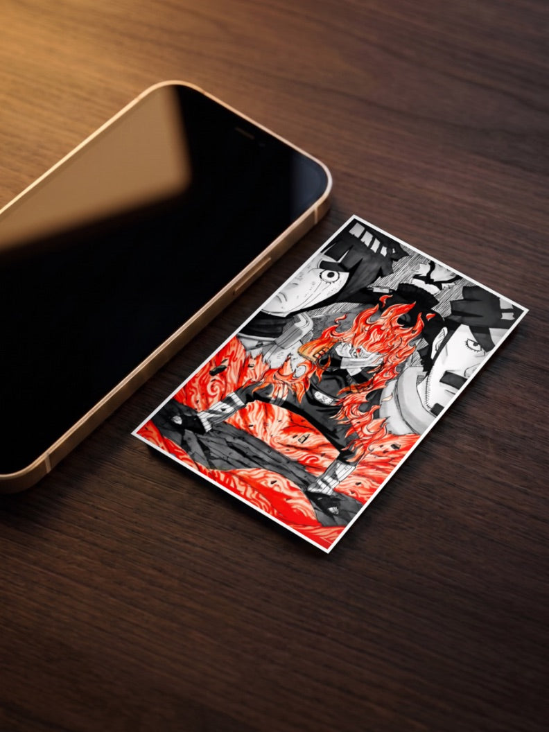 Naruto And Sasuke Final Fight Anime Poster