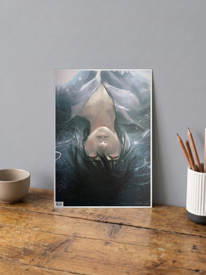 Sasuke Uchiha Upside Down Poster