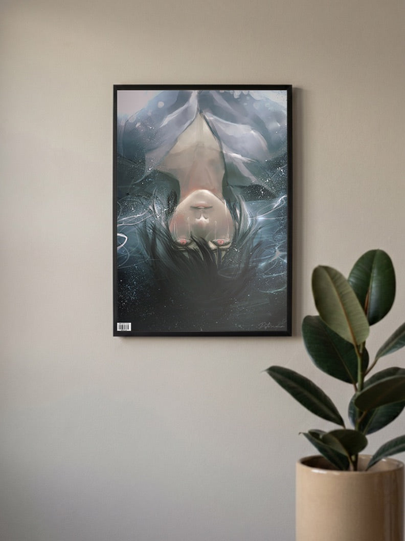 Sasuke Uchiha Upside Down Poster