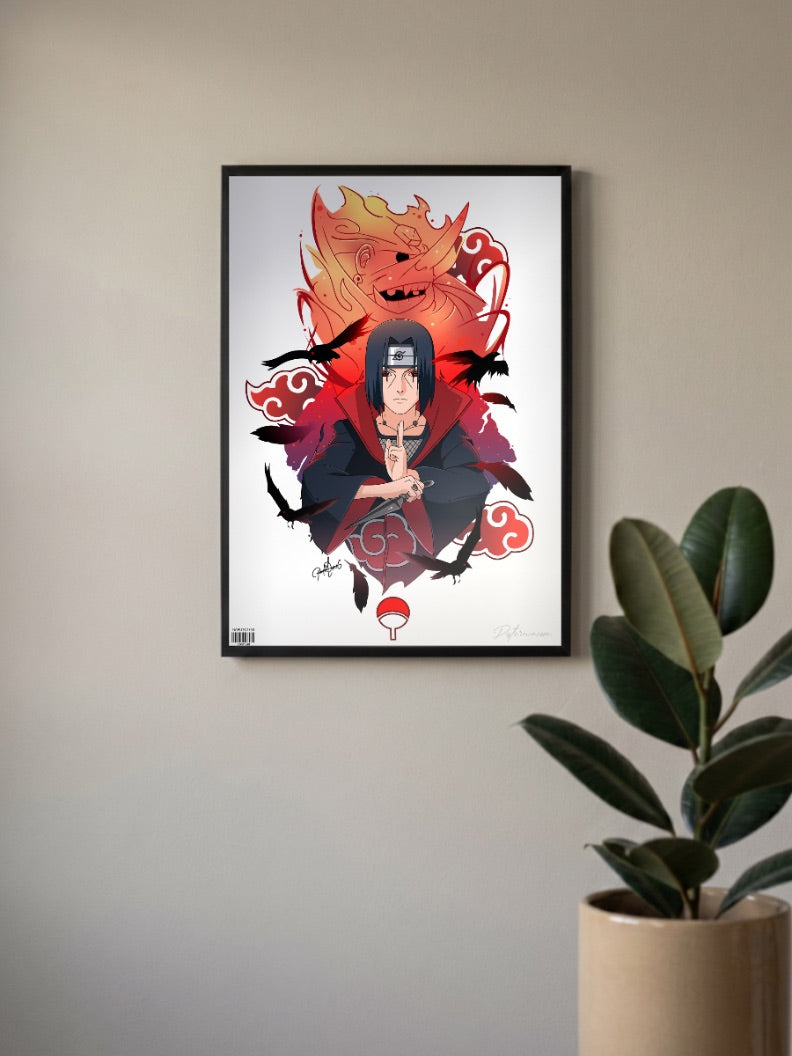 Itachi Uchiha Art Poster
