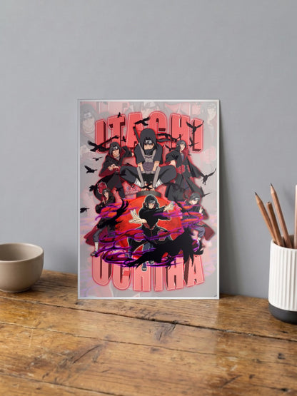 Itachi Uchiha Collage Poster