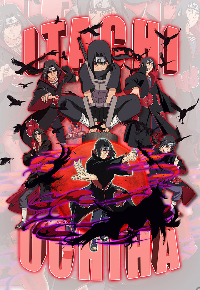 Itachi Uchiha Collage Poster