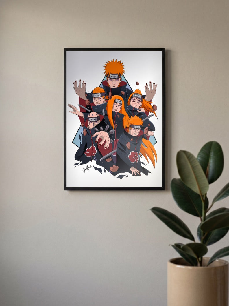 Six Paths of Pain Poster