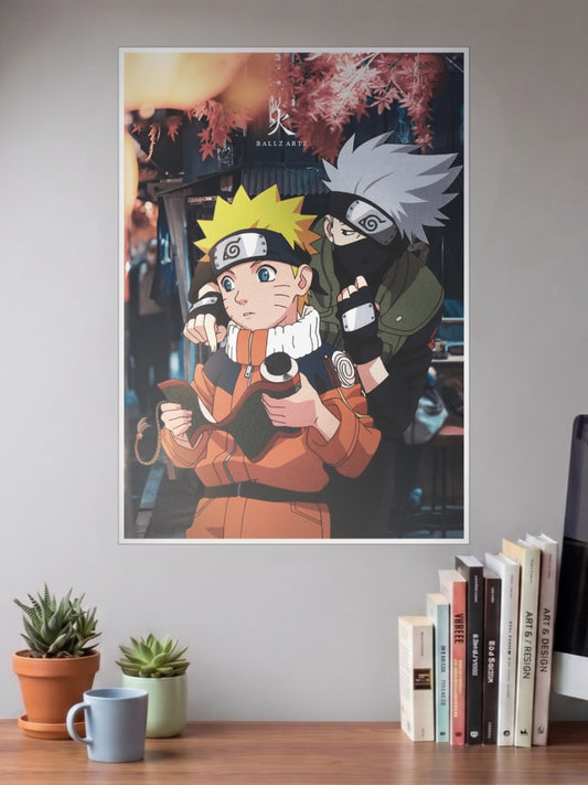 Kakashi and Naruto Poster