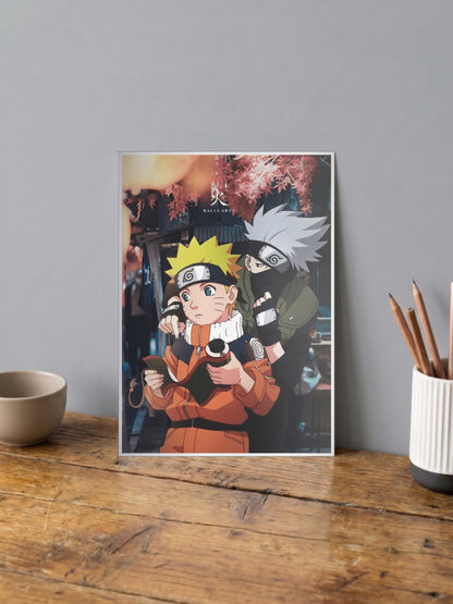 Kakashi and Naruto Poster