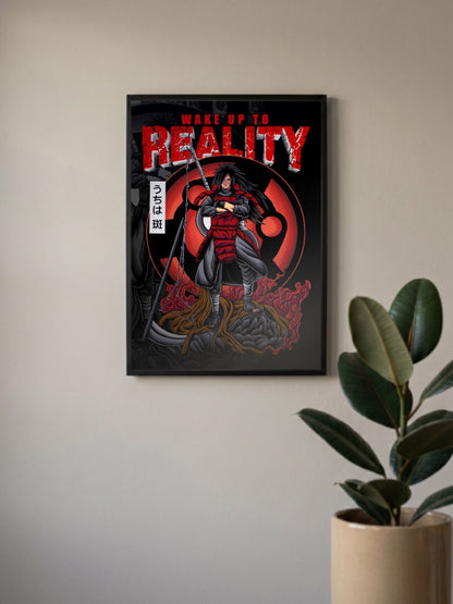 Madara Uchiha | Wake Up To Reality | Anime Poster