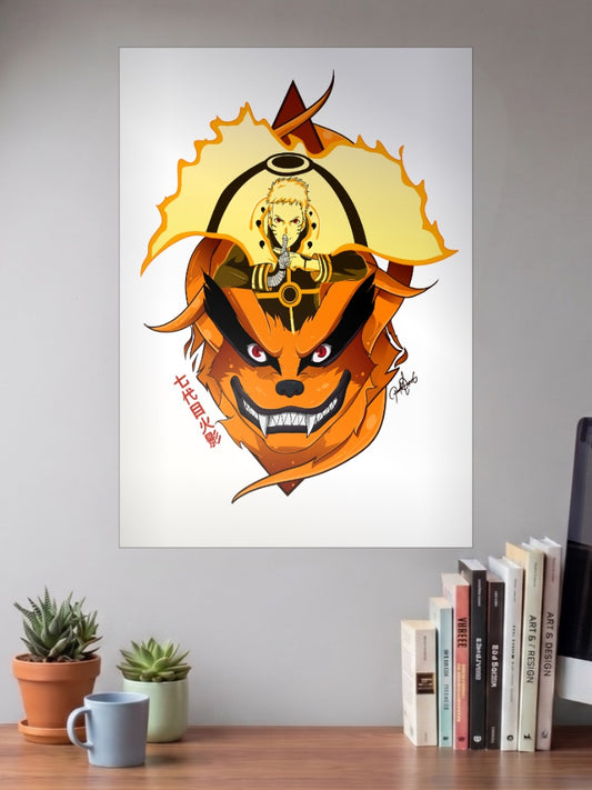 Naruto Hokage Nine Tails Poster