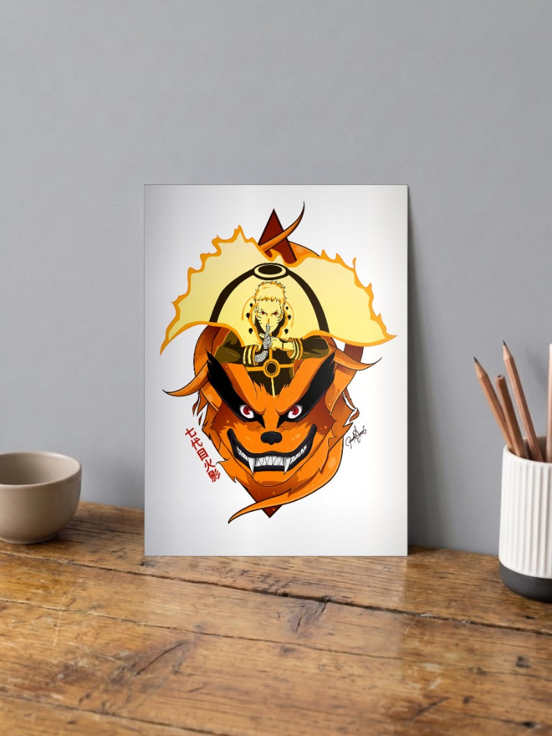Naruto Hokage Nine Tails Poster