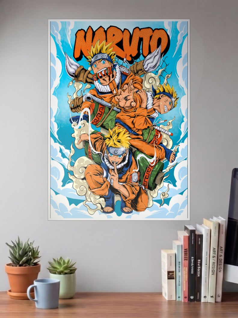 Naruto Collage Title Poster