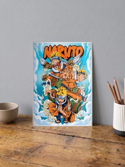 Naruto Collage Title Poster