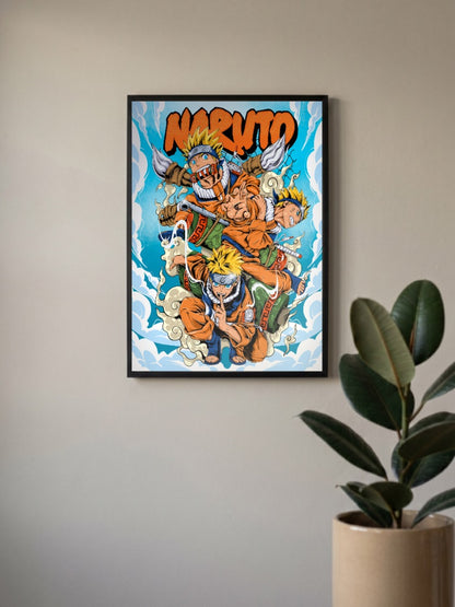 Naruto Collage Title Poster