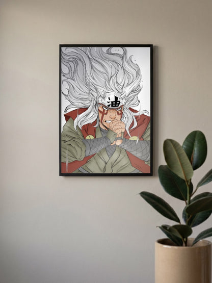 Jiraya Sage Mode Poster
