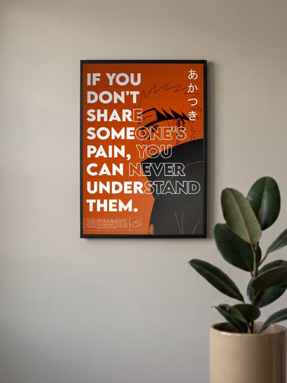Naruto Pain quote Poster