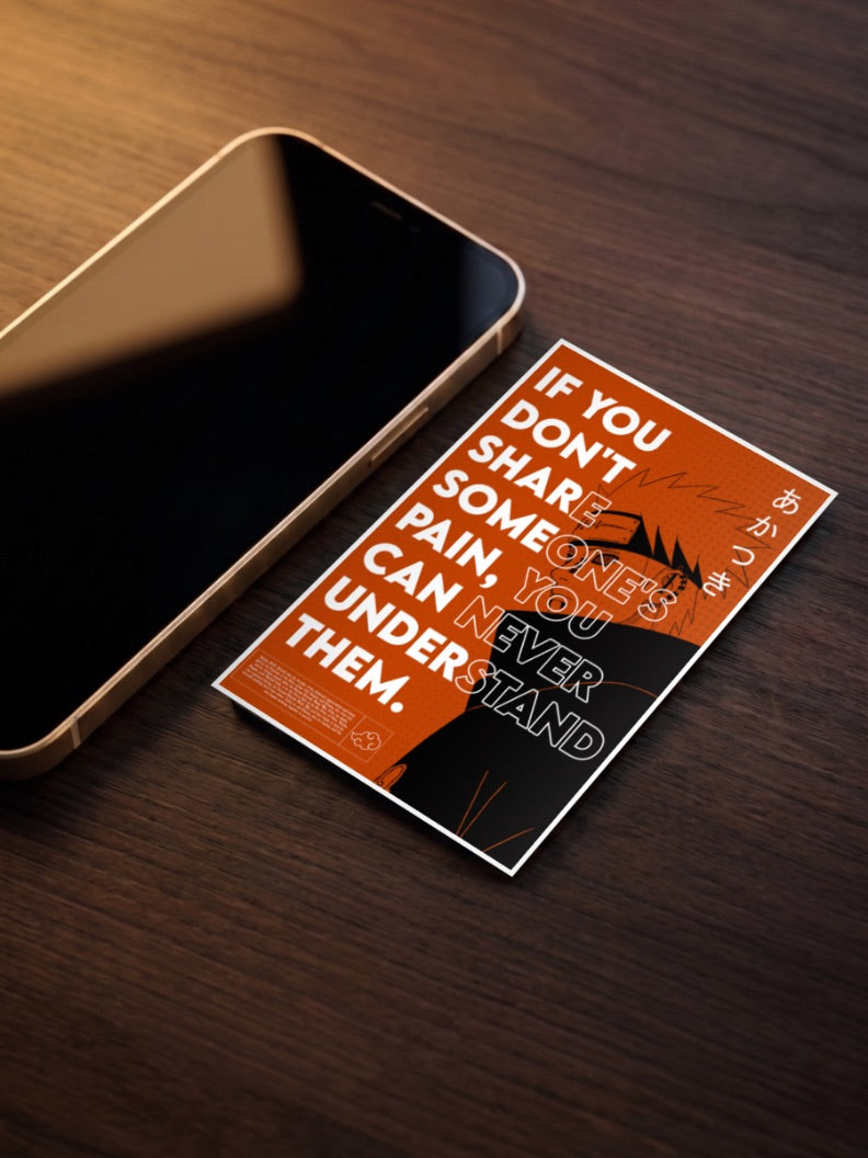 Naruto Pain quote Poster