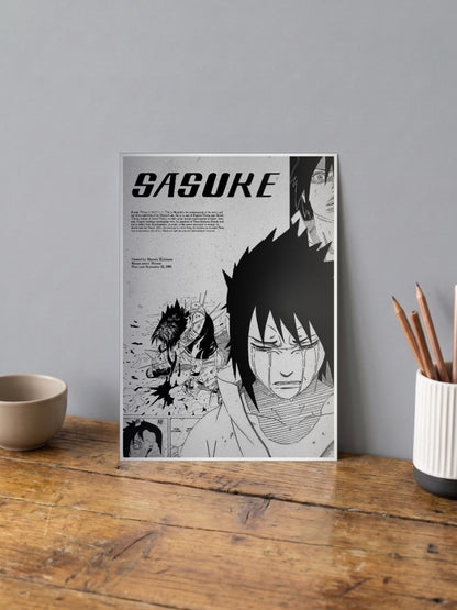 Redemption From Darkness | Sasuke | Anime Poster