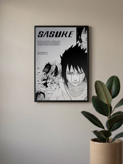 Redemption From Darkness | Sasuke | Anime Poster