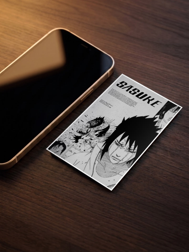 Redemption From Darkness | Sasuke | Anime Poster