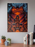 Gamakichi and Jiraiya sage mode Poster