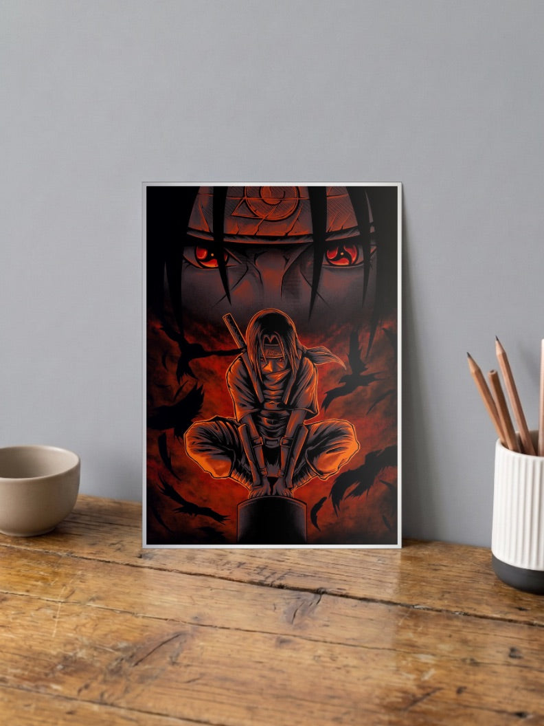 Itachi Uchiha Sharingan Poster