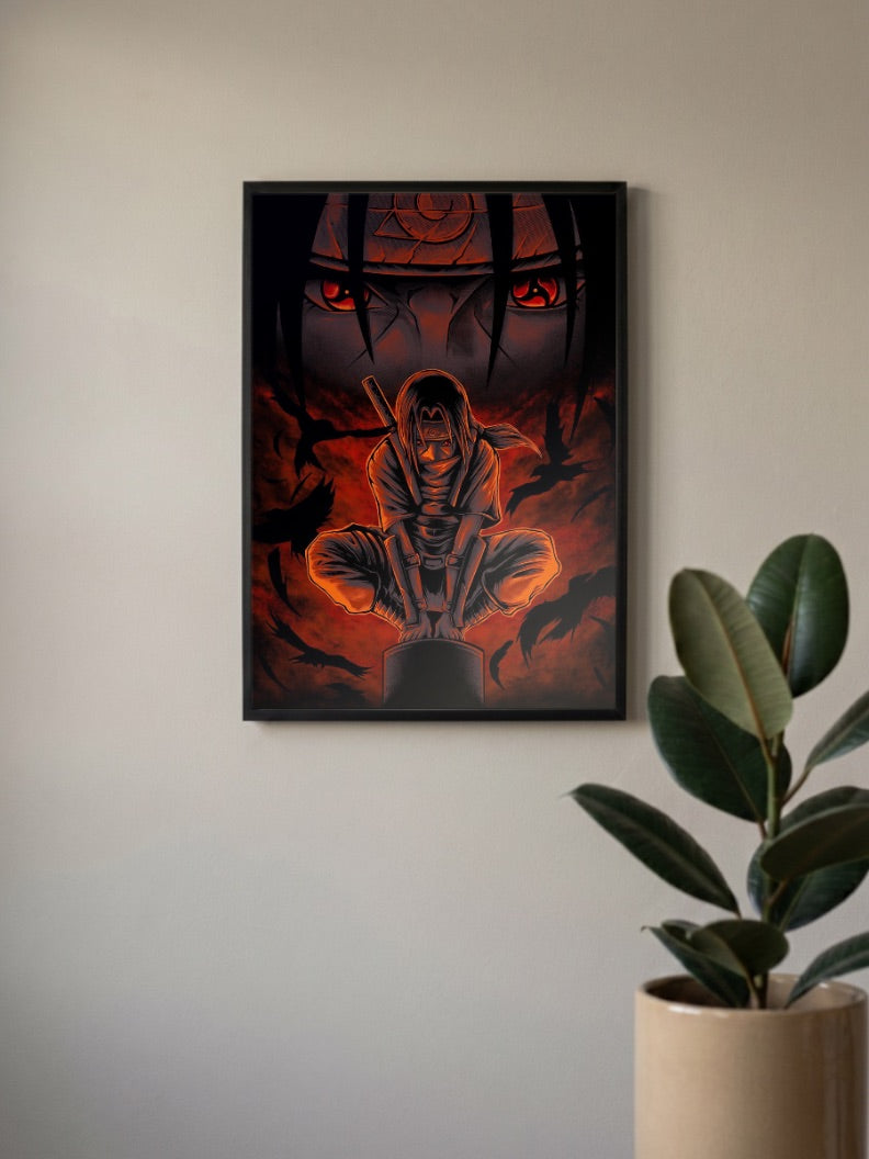 Itachi Uchiha Sharingan Poster