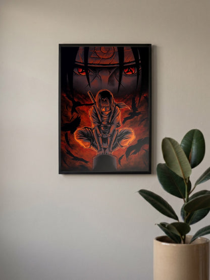 Itachi Uchiha Sharingan Poster
