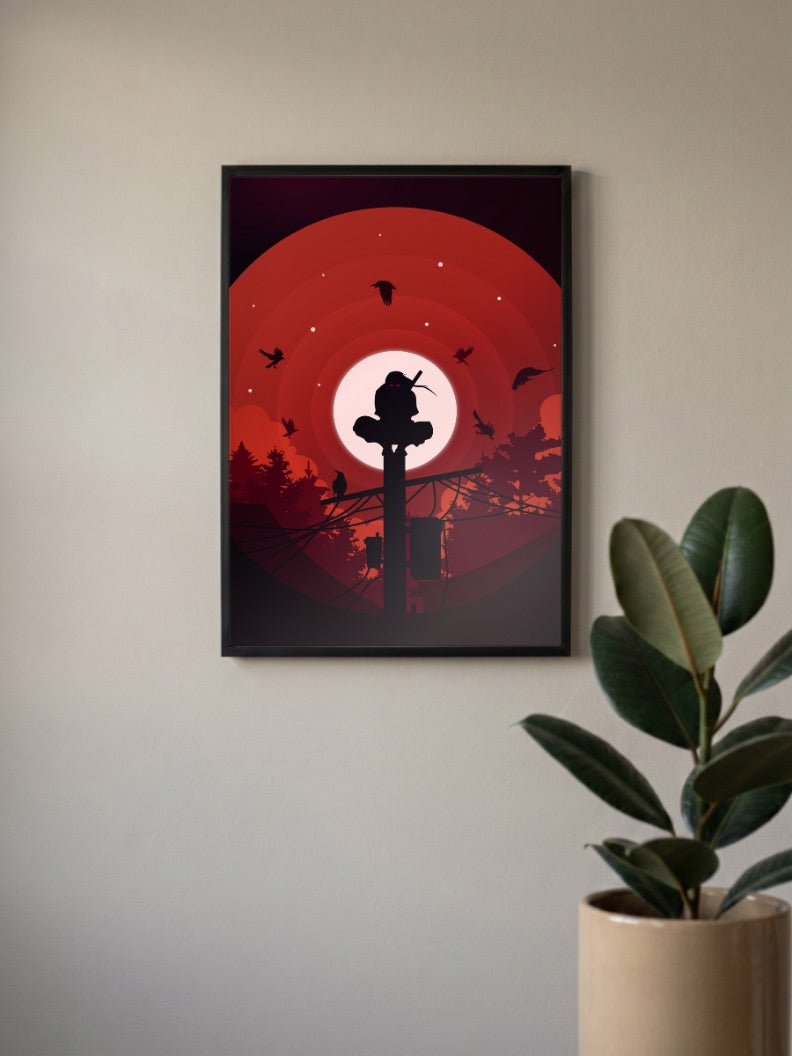 Itachi Uchiha Stance Poster