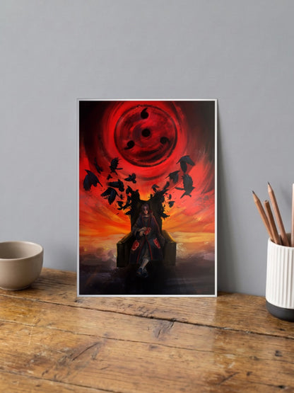 Itachi Uchiha Throne Poster